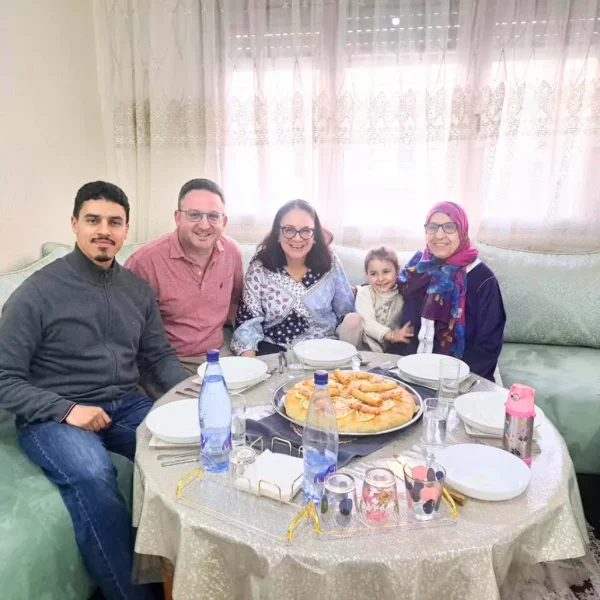 moroccotrip advisor happy travellers with guide drinking tea